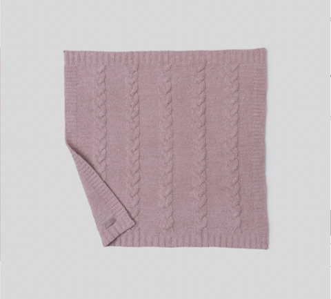 CozyChic Braided Cable Receiving Blanket