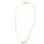 Shimmer Oval Link Necklace