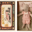 Little Sister Mouse in Matchbox Bed