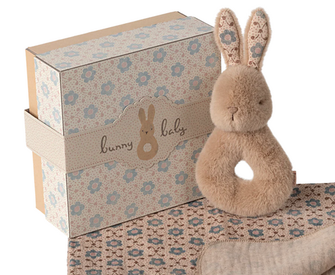 Rabbit Rattle Set