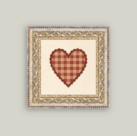 Gingham Heart
