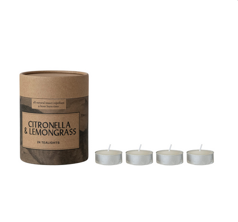 Citronella and Lemongrass Tealights
