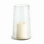 Gabriel Hurricane - Tapered Clear Glass Candle Holder