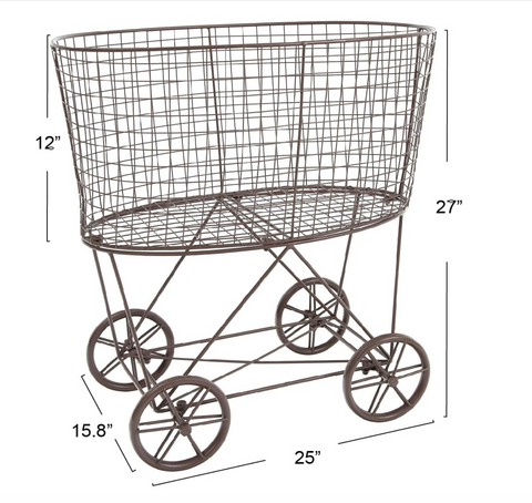 Laundry Basket on Wheels