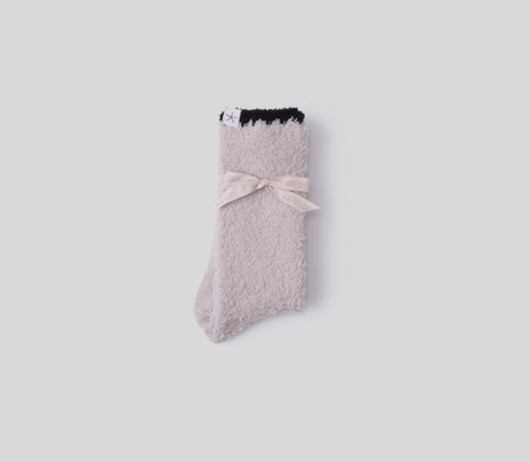 CozyChic Blanket Stitch Socks