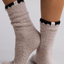 CozyChic Blanket Stitch Socks
