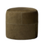 Camino Round Leather Ottoman