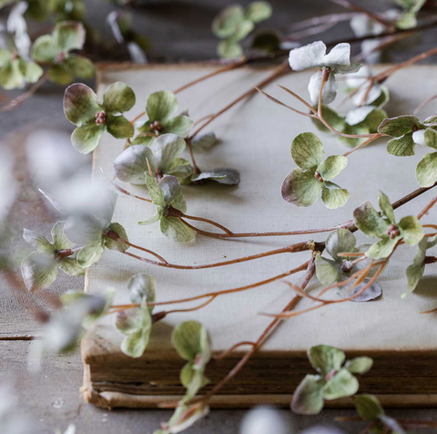Artificial Hibernal Blossom Soft Sage