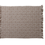 Woven Cotton Jacquard Throw - Floral