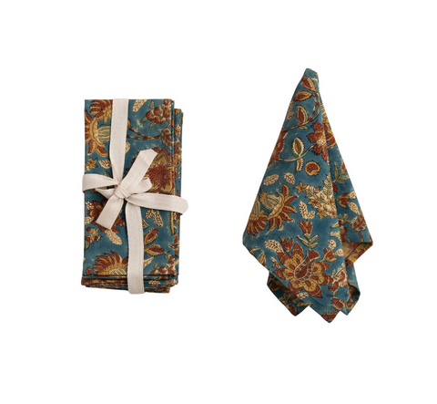 Cotton & Linen Napkins S/4