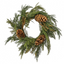 18" Mini Wreath with Pinecones