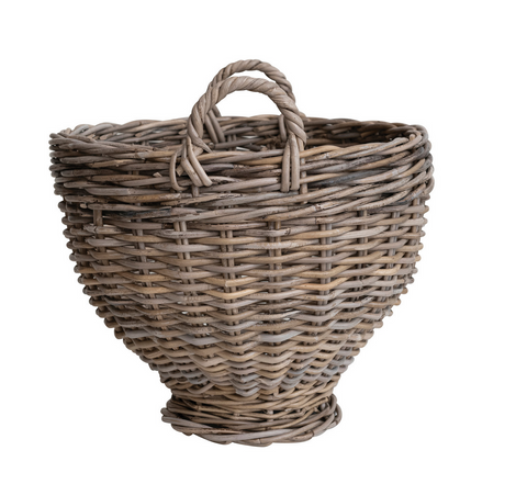 Rattan Footed Basket