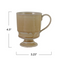 Stoneware Footed Mug