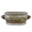 Hand-Painted Stoneware Landscape Planter