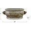 Hand-Painted Stoneware Landscape Planter