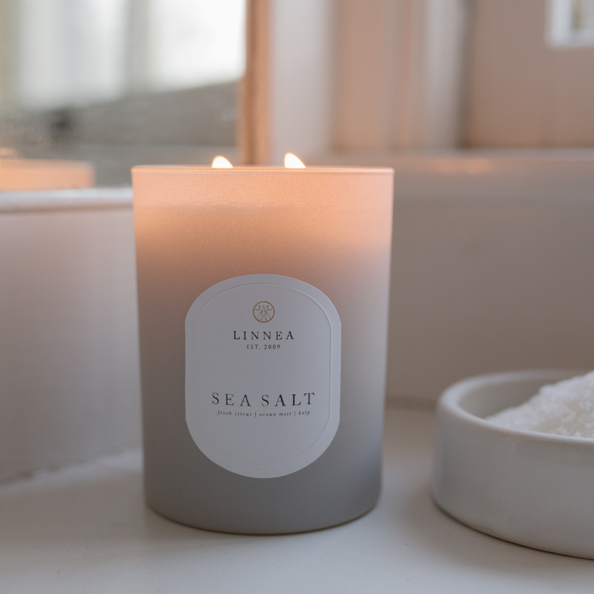 Sea Salt Double Wick Candle