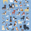 Illustrated Dogs puzzle artwork by Lili Chin