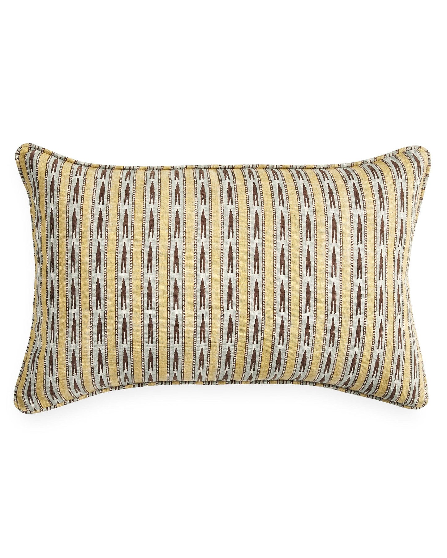 Mashru Mimosa linen cushion 35x55cm