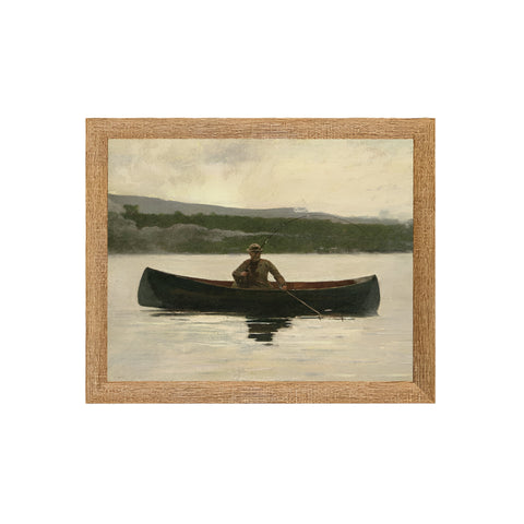 Fisherman Framed Antique Art