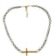 Chunky Sideways Cross Necklace