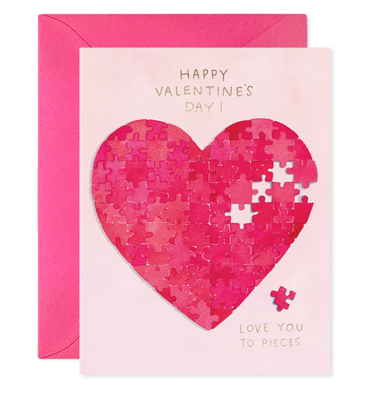 Heart Puzzle | Valentine's Day Greeting Card