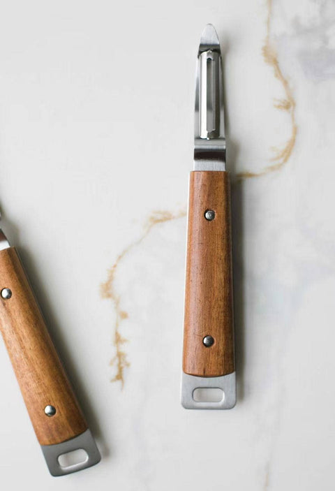 Heirloom Wooden Handled Peeler