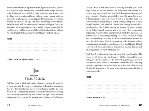 Golf Bucket List by Jeffrey Thoreson