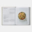 Open cookbook showing a recipe for Pasta Salad with an image of a bowl of pasta salad on a white background.
