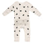 Cozy Romper with Ruffles - Bow
