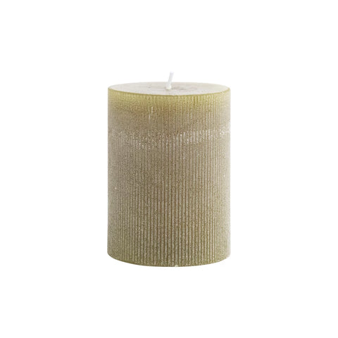 Pleated Pillar Candle