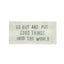 Good Things Small Rectangle Decoupage Plate