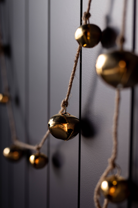 Jingle Bell Mantle Garland