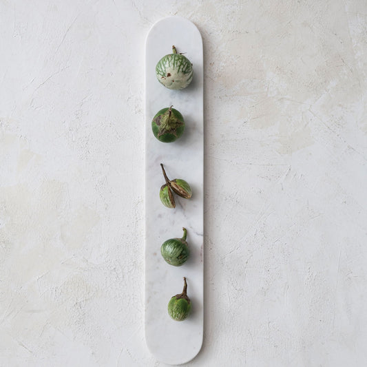 Oval Marble Serving Board