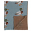Knit Baby Blanket with Ducks