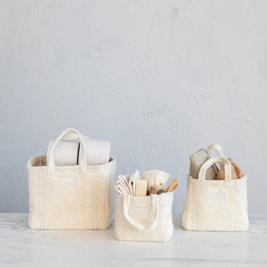 Cotton Terry Tote