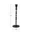 Hand-Forged Cast Iron Taper Holder Black