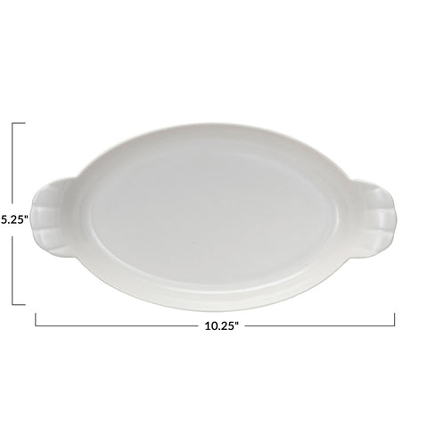 1 Cup Stoneware Vintage Reproduction Baker w/ Handles