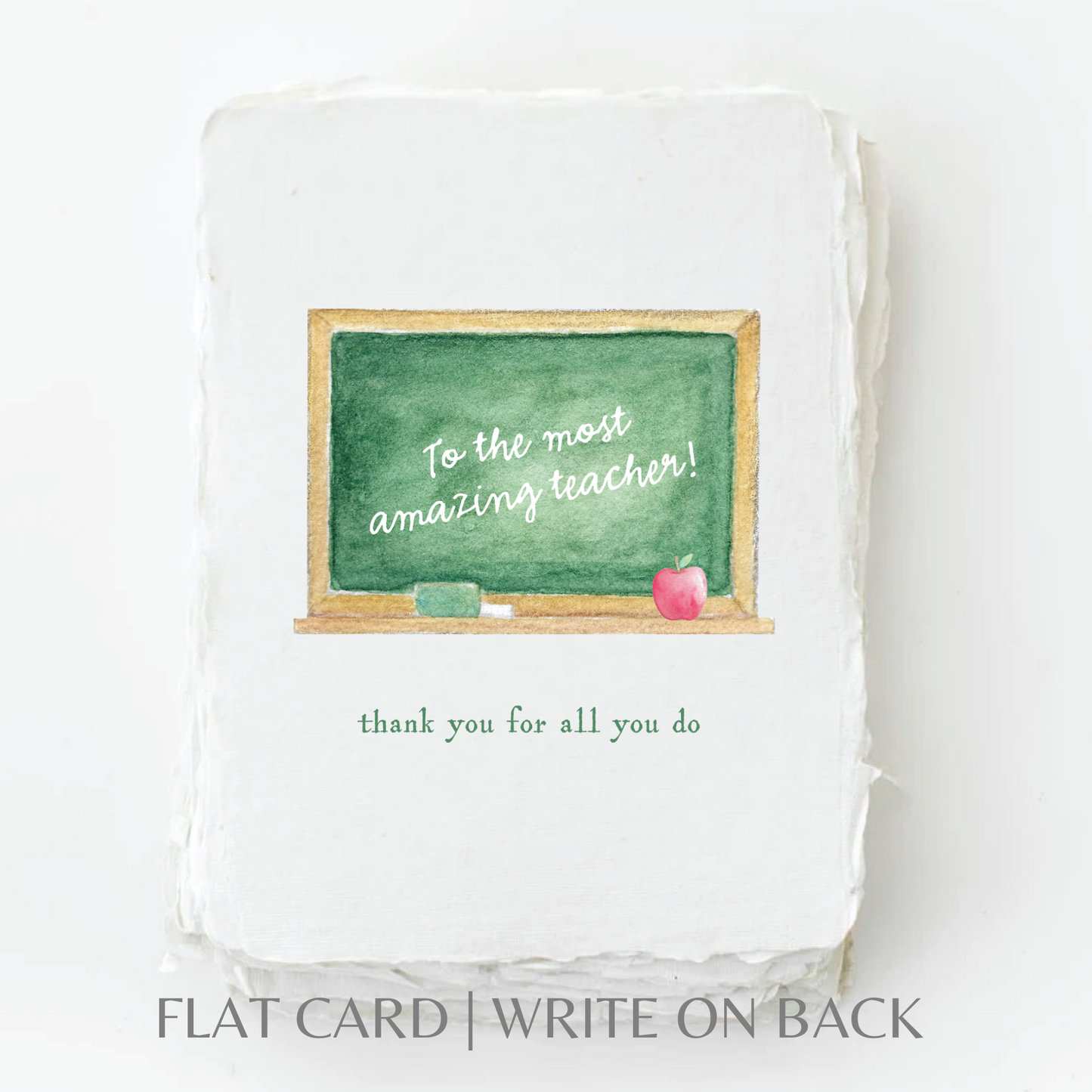 Chalkboard Amazing Teacher Appreciation | Greeting Card