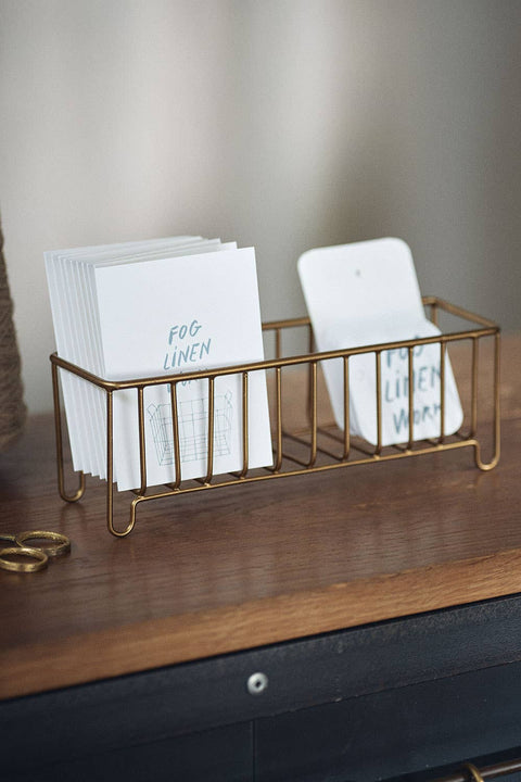 Slender Brass Wire Basket