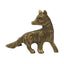 Antiqued Brass Fox