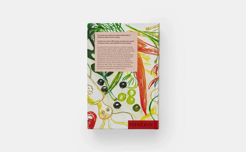 Book with colorful vegetable illustrations on a white background