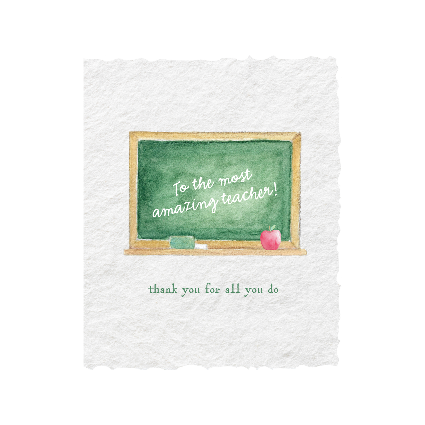 Chalkboard Amazing Teacher Appreciation | Greeting Card