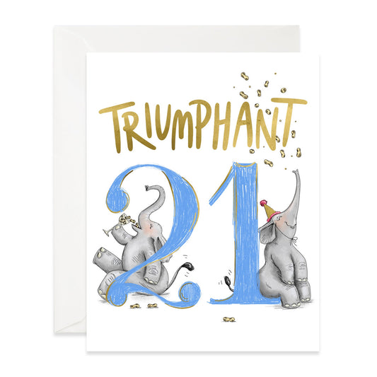 Triumphant 21 Card