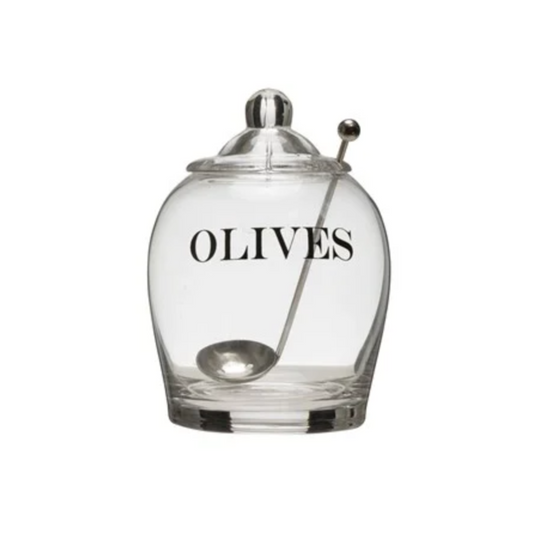 Olive Jar w/Spoon