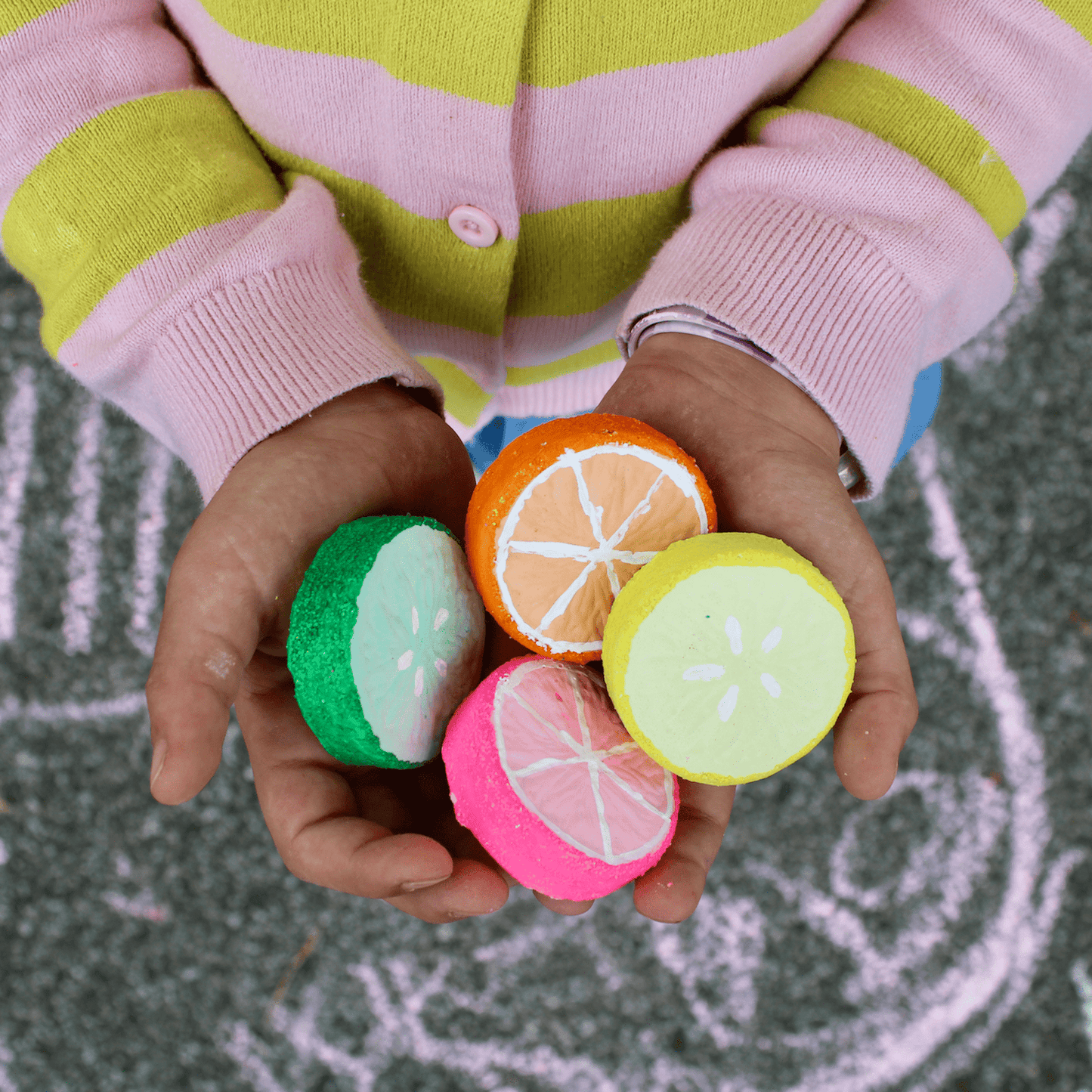 Citrus Slices Chalk Set