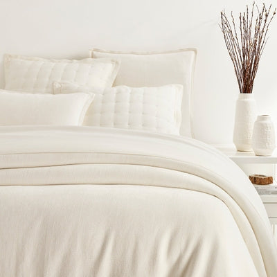 Chenille Ivory Coverlet King