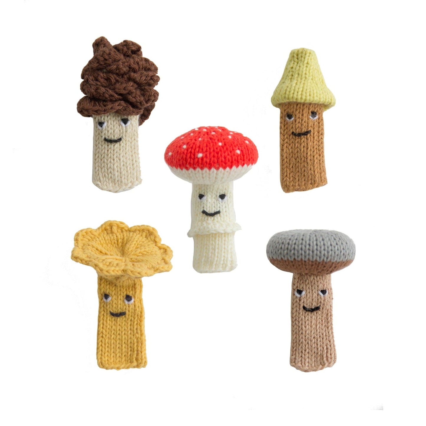 Mushroom Finger Puppet