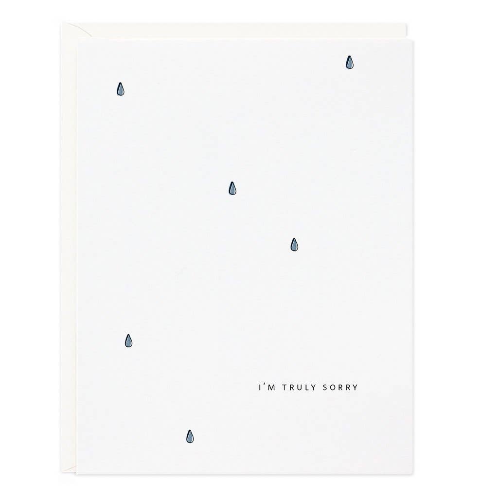 Truly Sorry Greeting Card