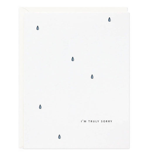 Truly Sorry Greeting Card