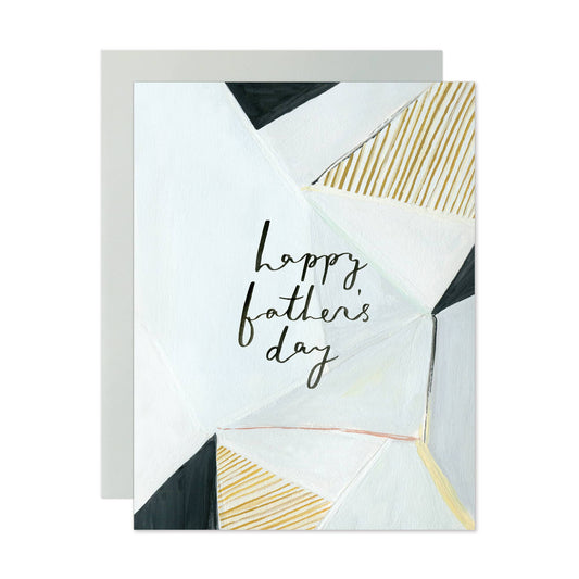 Happy Father's Day Geometric Card